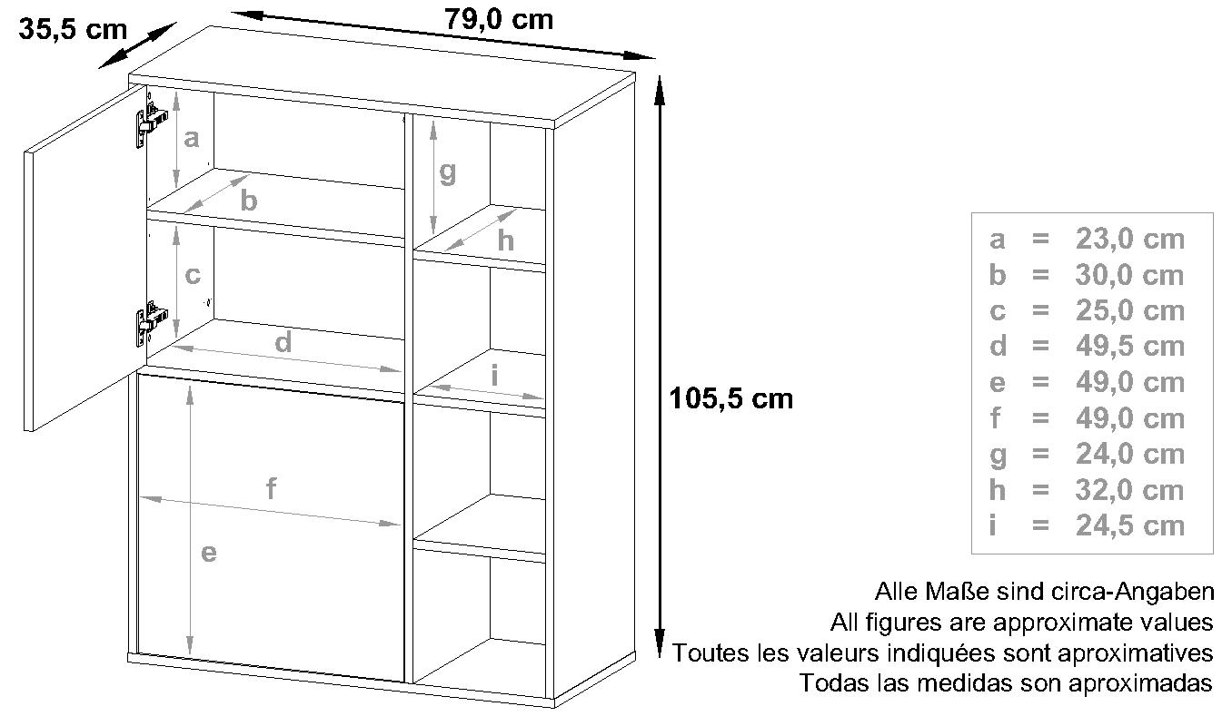 Highboard Cuba
