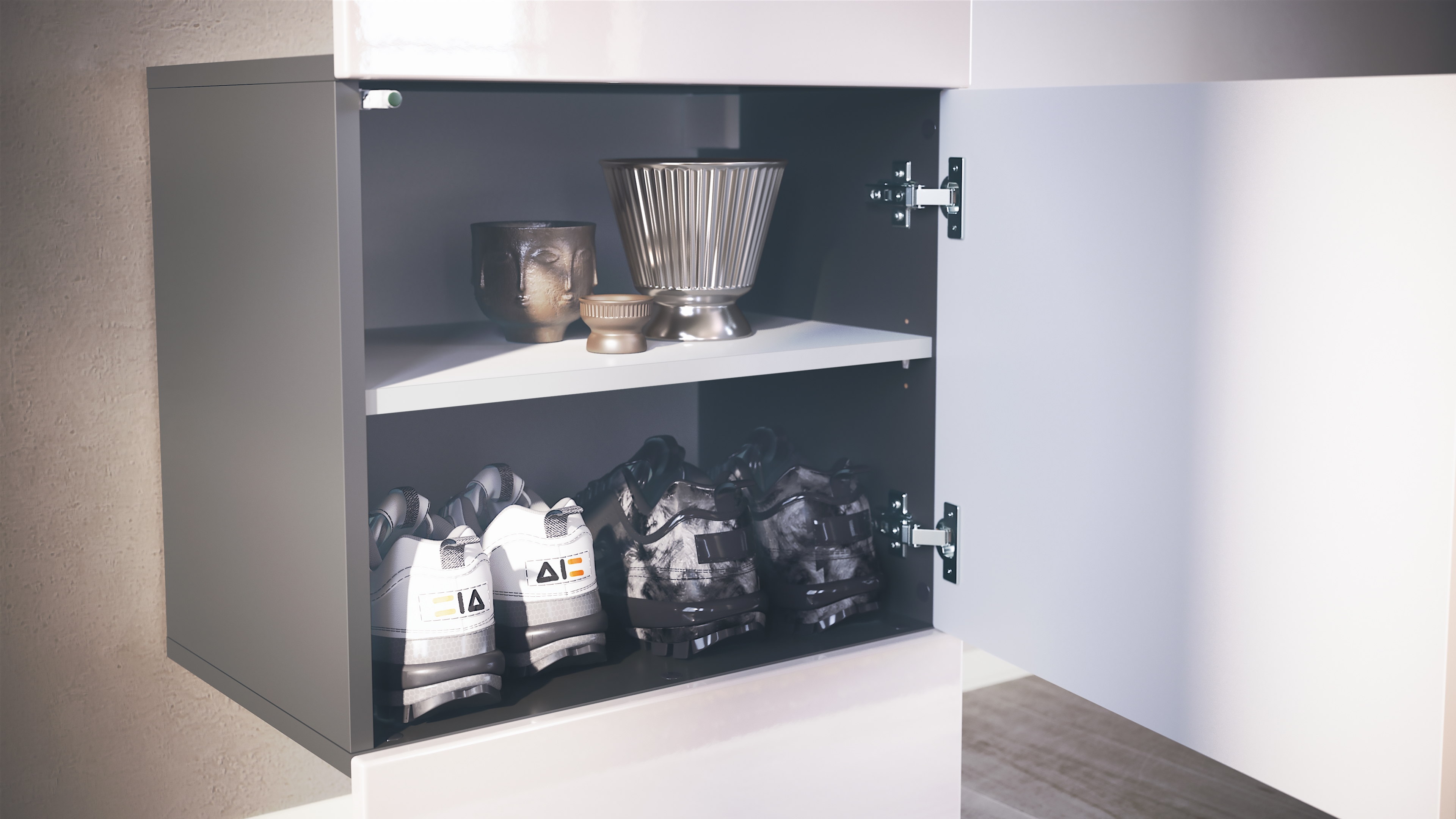 Garderobe Carlton Set 5 Anthrazit