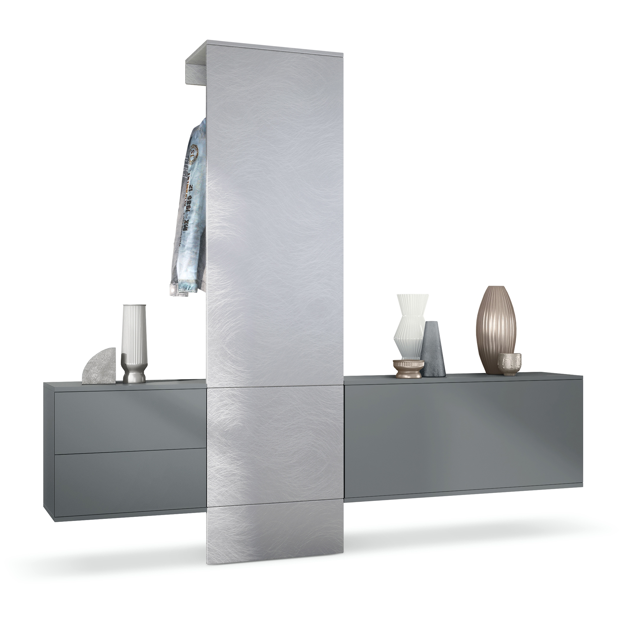Garderobe Carlton Set 1 Anthrazit