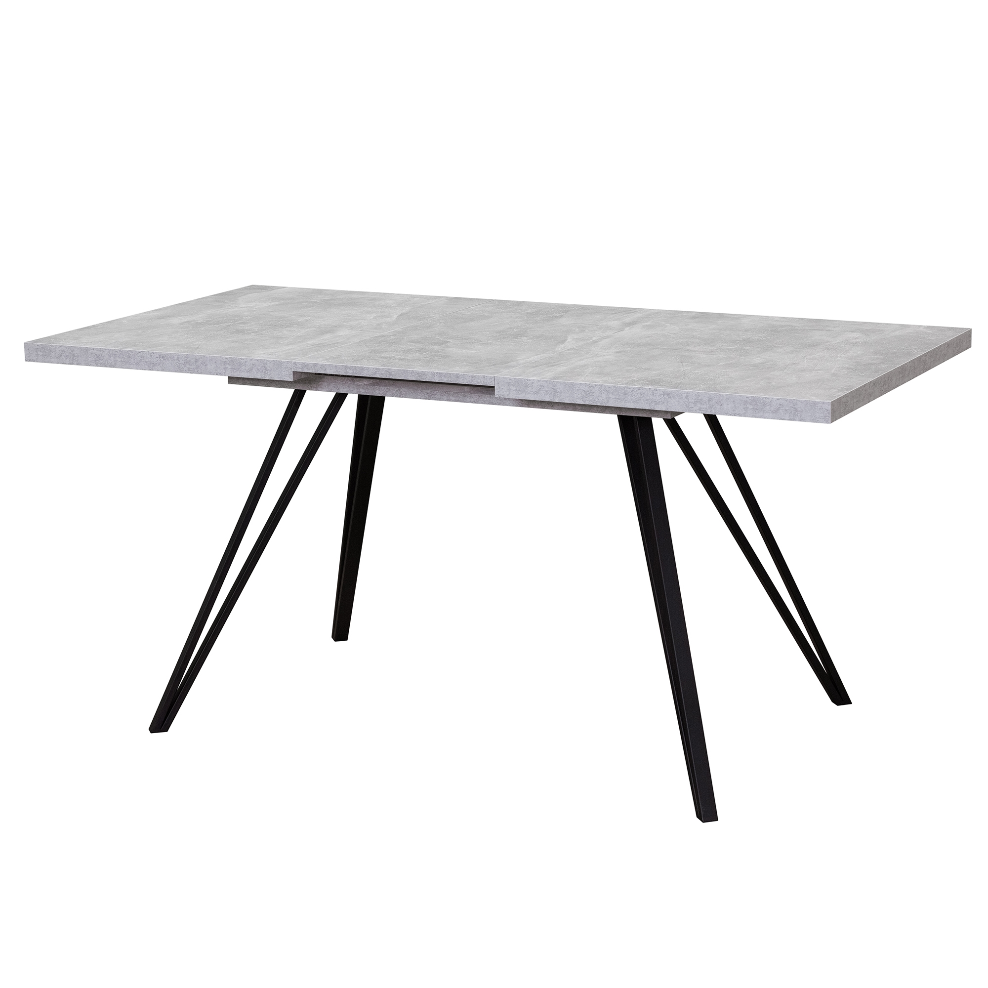 Esstisch Life    160 / 200 x 75 x 90 cm Beton Optik