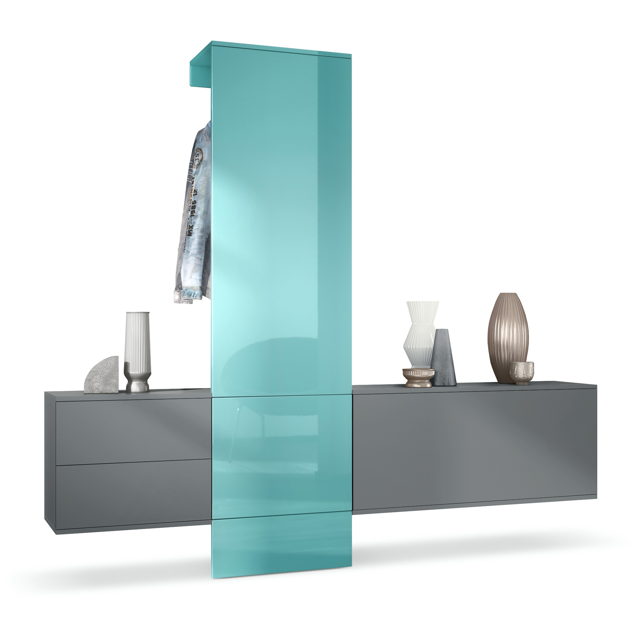 Garderobe Carlton Set 1 Anthrazit